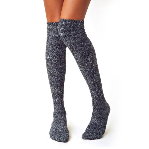 sweater knee high socks